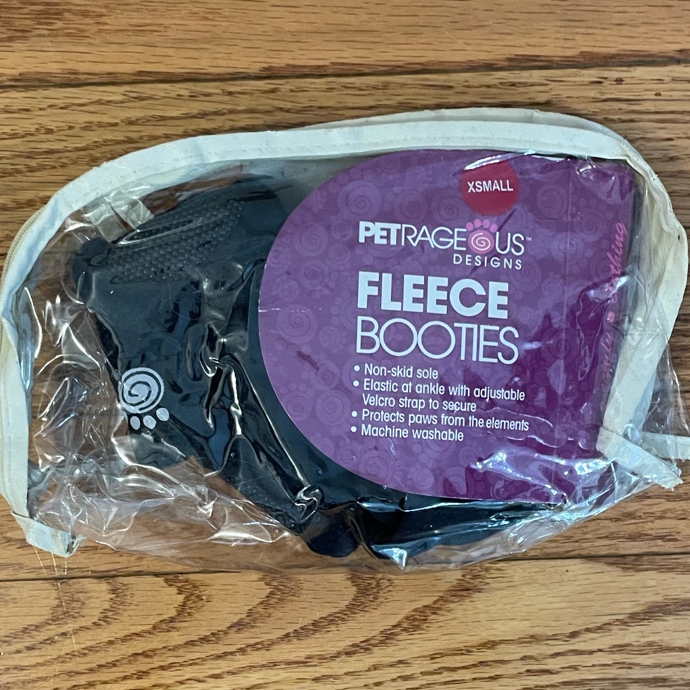 XS Fleece Dog Booties